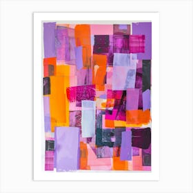 Abstract Collage Art Print