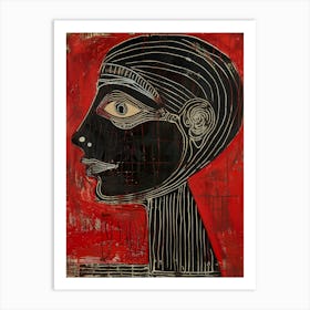 Head Of A Woman 2 Art Print