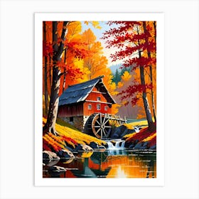 Autumn In The Woods Art Print