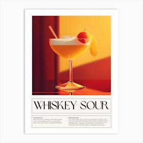 Whiskey Sour Art Print