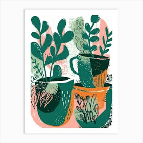 Potted Plants 31 Art Print