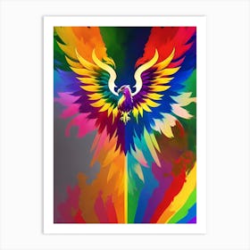 Rainbow Eagle Art Print