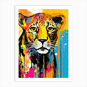 Cute Cheetah Art Print