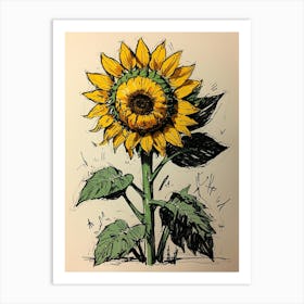 Sunflower 7 Art Print