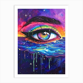 Rainbow Eye 6 Art Print