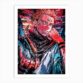 jujutsu kaisen sukuna anime Art Print