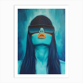 'Blue' 25 Art Print