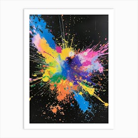 Splatter 3 Art Print