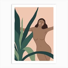 Jungle Girl 8 Art Print