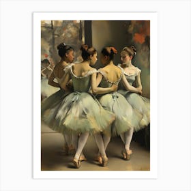 Four Ballerinas 2 Art Print