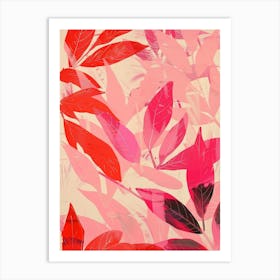 Red Leaves 1 Art Print