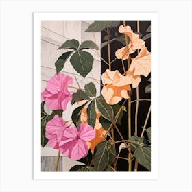 Flower Illustration Bougainvillea 1 Art Print