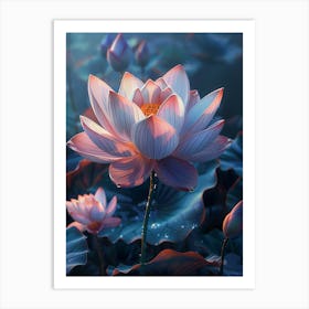 Lotus Flower 59 Art Print