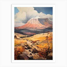 Mount Kilimanjaro 2 Mountain Painting Art Print