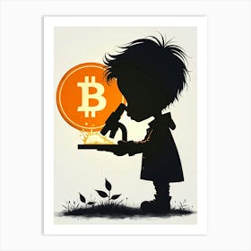 Bitcoin Child 1 Art Print