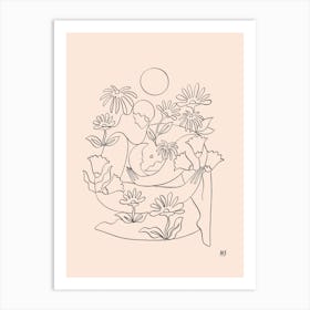 Flower Keeper Art Print