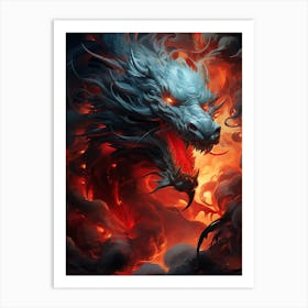 Dragon Fire Art Print