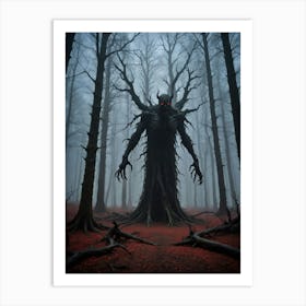 The Thing That Lurks in the Dark Woods Art Print