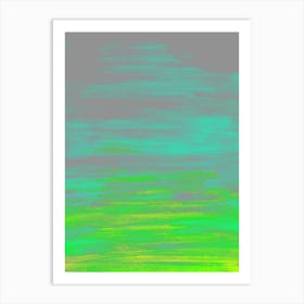 Minimalist Landscape Green Art Print