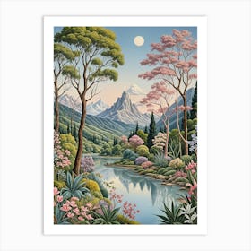 Spring By The Lake no3 Art Print