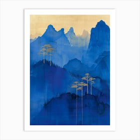 'Blue Mountains' 3 Art Print