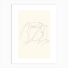 Baby'S Feet Kids and Nursery Art Print