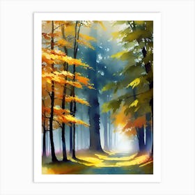 Autumn Forest 76 Art Print