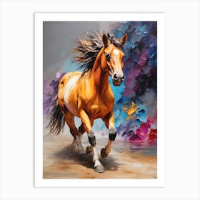 Horse Running 2 Art Print