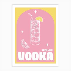 Vodka Art Print
