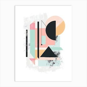 Abstract Geometric Painting 4 Art Print