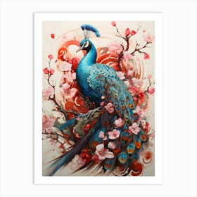 Peacock 4 Art Print