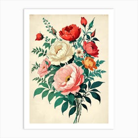 Bouquet Of Flowers 3 Art Print