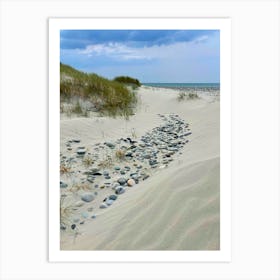 Pebbles On The Beach Art Print