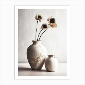 White Ceramics No 1 Art Print