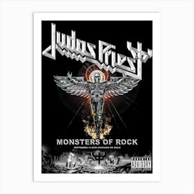 Judas Priest 2005 World Tour Programme Angel Of Retribution Heavy Metal Poster Art Print