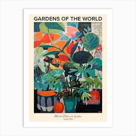 Atlanta Botanical Garden Gardens Of The World Poster Art Print