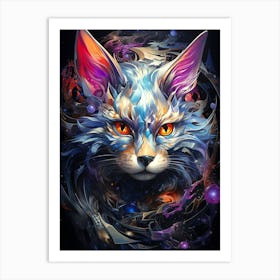 Cat In Space 6 Art Print