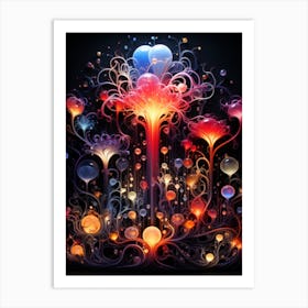 Abstract Tree Art Print