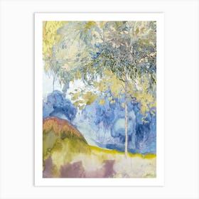Tree Rich Landscape, Georges De Feure (1878–1943) Art Print