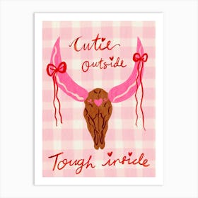 Little Outside Tough Inside Art Print