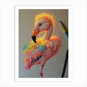 Flamingo 26 Art Print