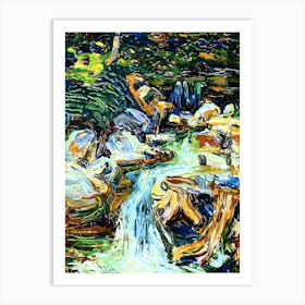 Wassily Kandinsky Stream In The Woods Art Print