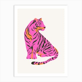 Pink Tiger 1 Art Print