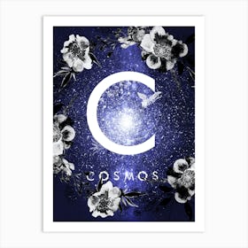 Cosmos - Starry Night and Moon #16 Art Print