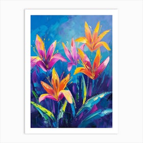 Lilies 6 Art Print