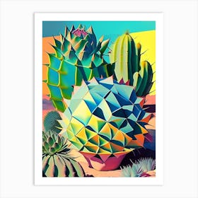 Lophophora Williamsii Modern Abstract Pop 1 Art Print