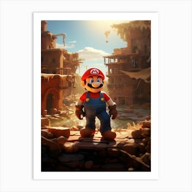 Mario Bros 29 Art Print