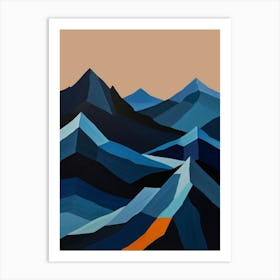 Blue Mountains Art Print