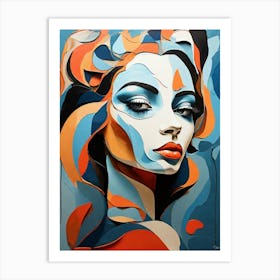 Portrait Of A Woman 10 Art Print