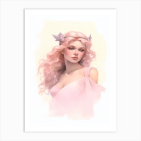 Aphrodite Watercolour 3 Art Print